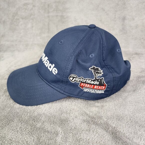 Blue TaylorMade Pebble Beach Invitational Baseball Cap Hat - Picture 4 of 10